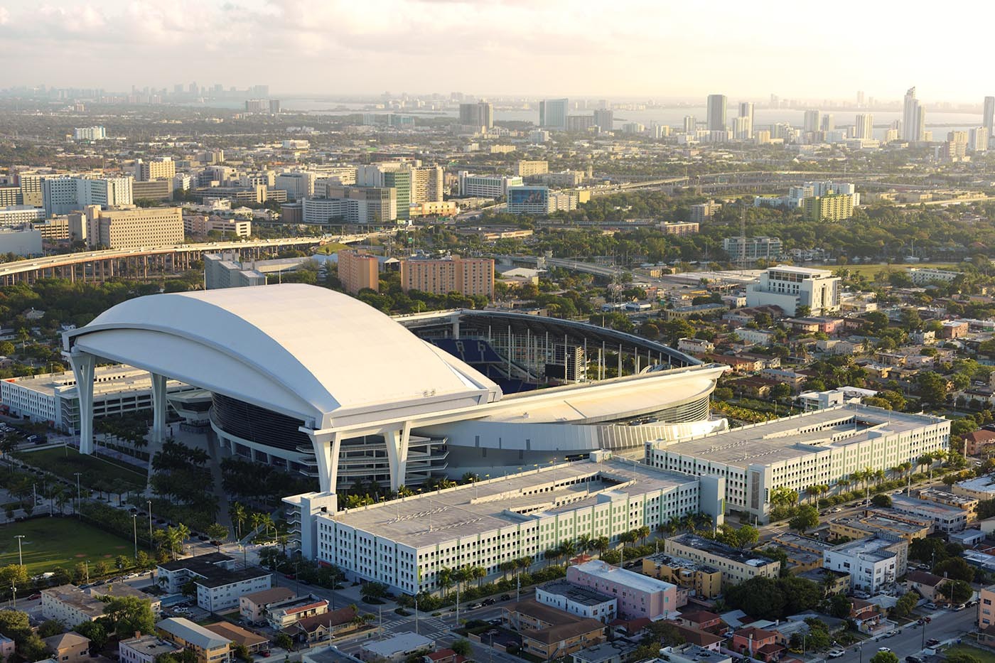 Aerial photography tips stadium